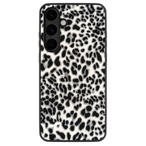 Leuke Telefoonhoesjes Samsung Galaxy S25 FE backcover hoesje - Luipaard grijs