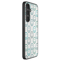 Leuke Telefoonhoesjes Samsung Galaxy S25 FE backcover hoesje - Happy faces