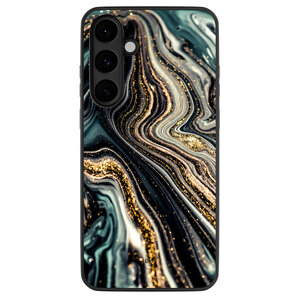 Leuke Telefoonhoesjes Samsung Galaxy S25 FE backcover hoesje - Marmer swirl