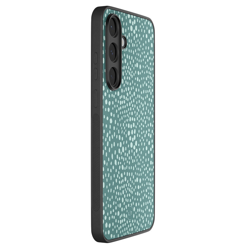 Leuke Telefoonhoesjes Samsung Galaxy S25 FE backcover hoesje - Blue dots
