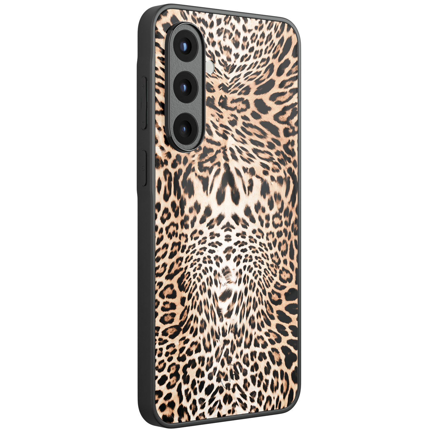 Leuke Telefoonhoesjes Samsung Galaxy A56 hoesje glas - Luipaardprint