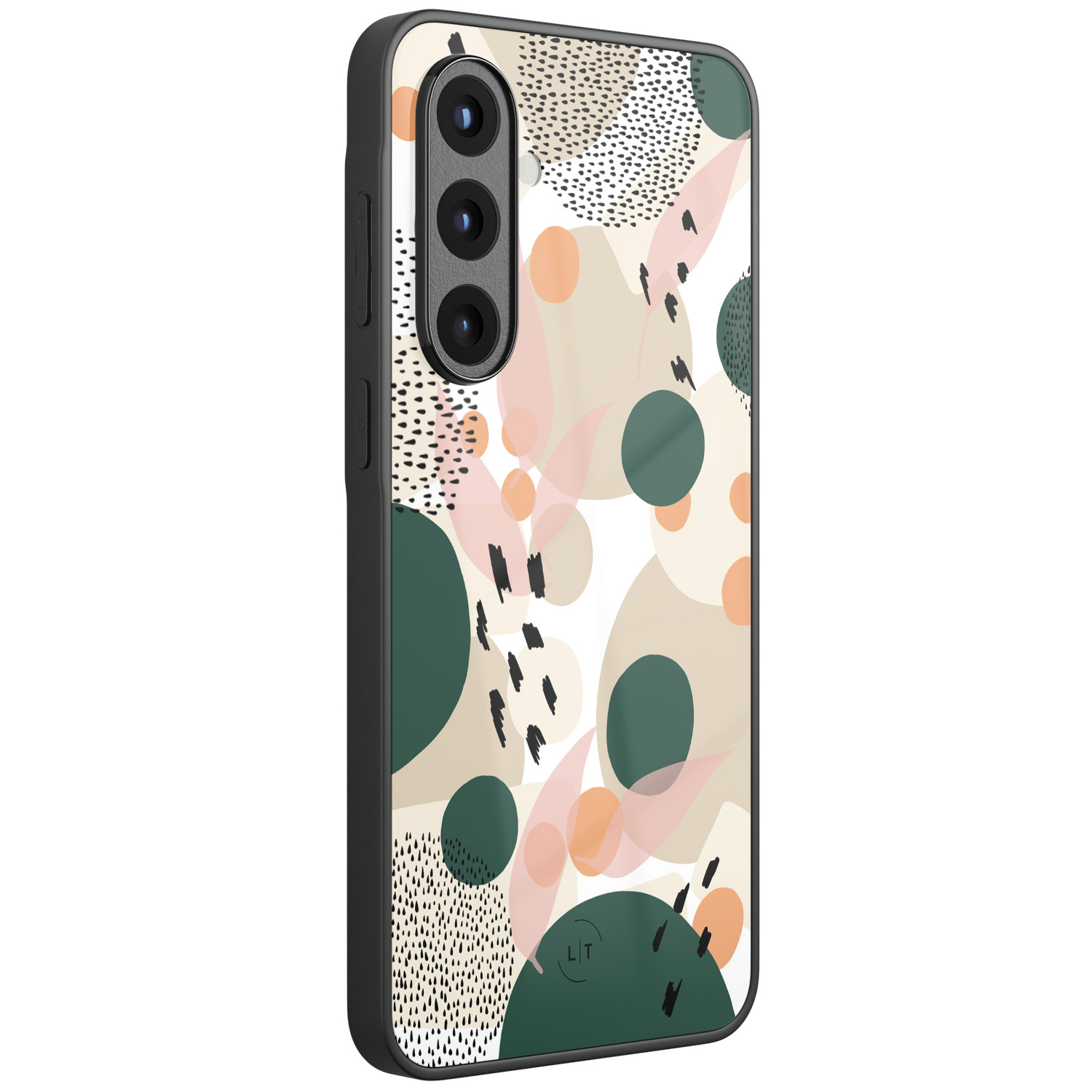 Leuke Telefoonhoesjes Samsung Galaxy A56 hoesje glas - Abstract painted
