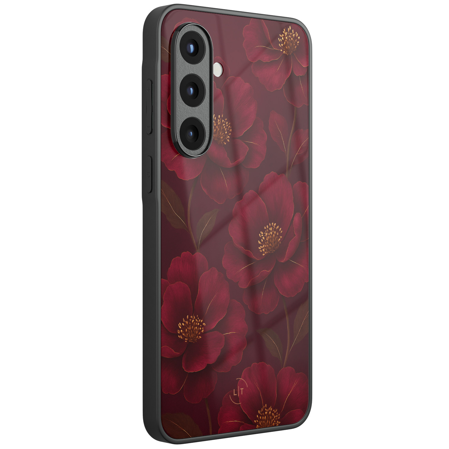 Leuke Telefoonhoesjes Samsung Galaxy A56 hoesje glas - Rozen