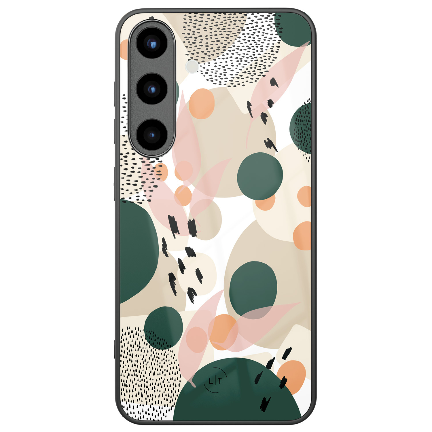 Leuke Telefoonhoesjes Samsung Galaxy S25 hoesje glas - Abstract painted