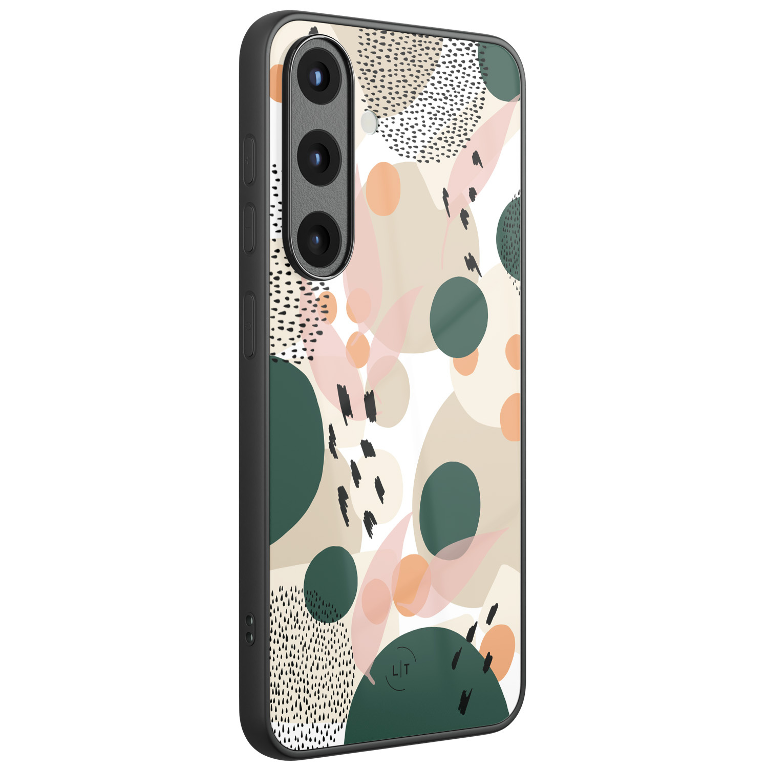 Leuke Telefoonhoesjes Samsung Galaxy S25 hoesje glas - Abstract painted