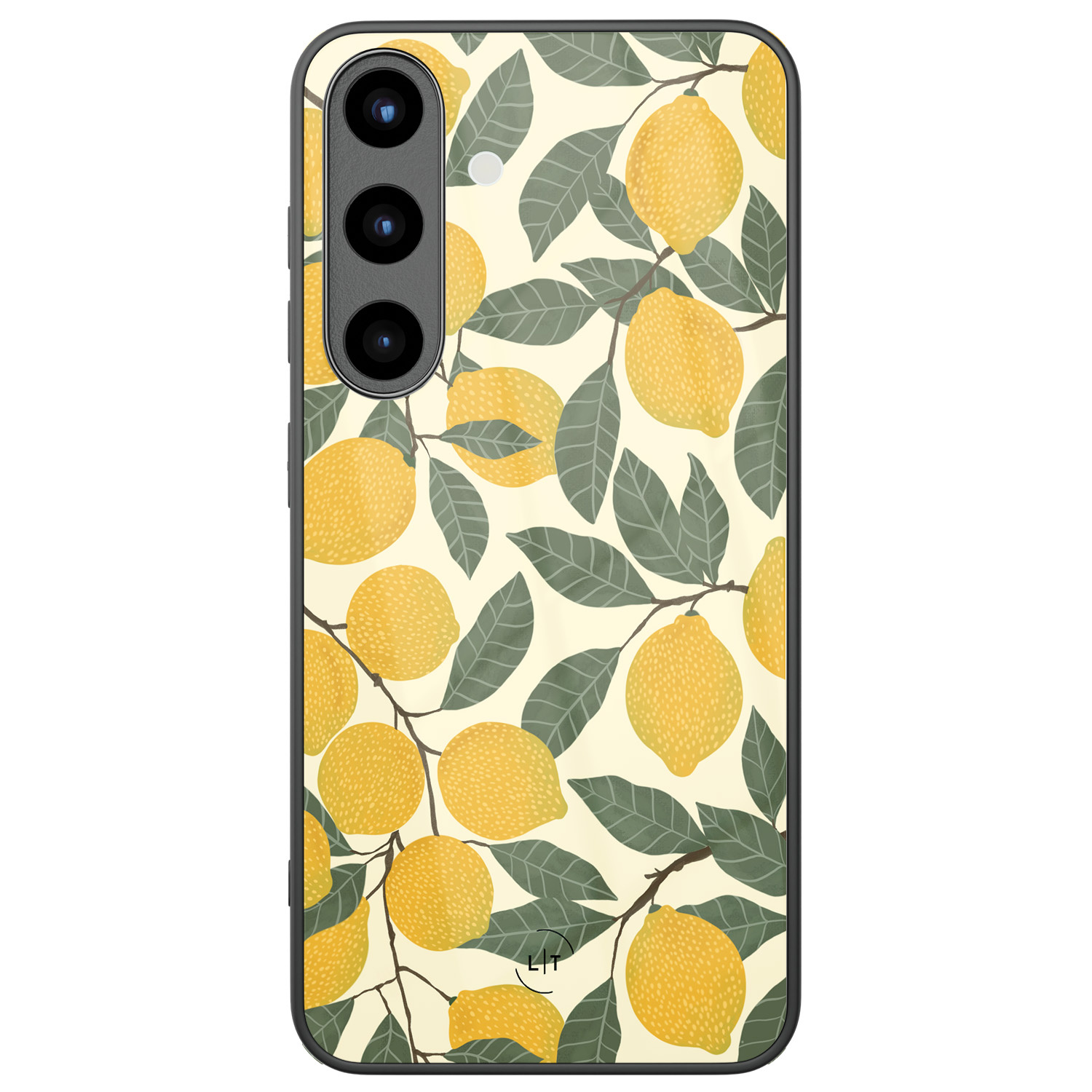 Leuke Telefoonhoesjes Samsung Galaxy S25 hoesje glas - Citroenen