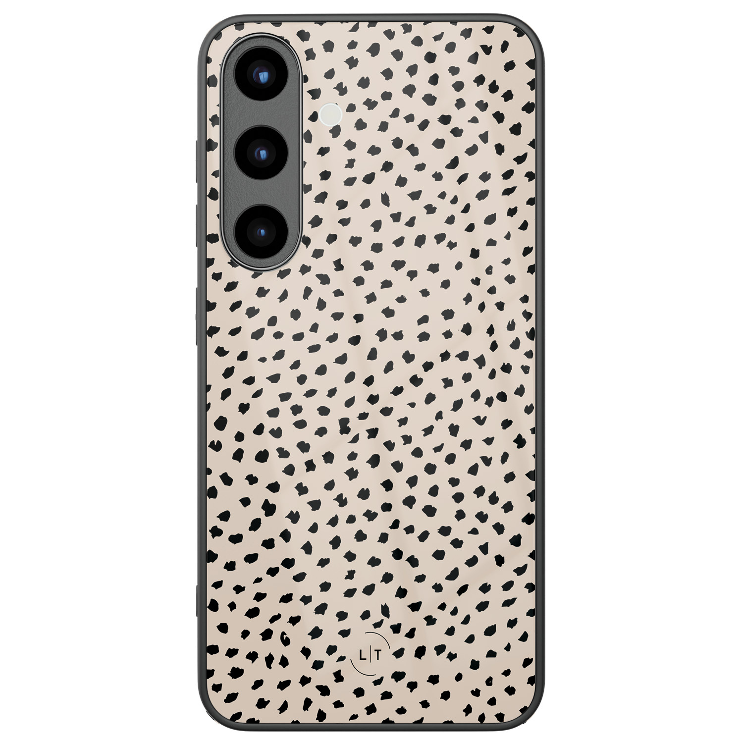 Leuke Telefoonhoesjes Samsung Galaxy S25 hoesje glas - Almond dots