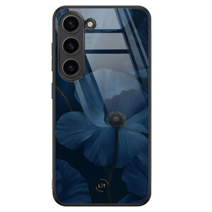 Leuke Telefoonhoesjes Samsung Galaxy S23 hoesje glas - Midnight garden