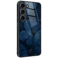 Leuke Telefoonhoesjes Samsung Galaxy S23 hoesje glas - Midnight garden