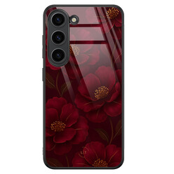 Leuke Telefoonhoesjes Samsung Galaxy S23 hoesje glas - Rozen
