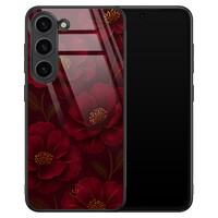 Leuke Telefoonhoesjes Samsung Galaxy S23 hoesje glas - Rozen