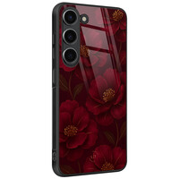 Leuke Telefoonhoesjes Samsung Galaxy S23 hoesje glas - Rozen