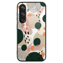 Leuke Telefoonhoesjes Samsung Galaxy S24 hoesje glas - Abstract painted