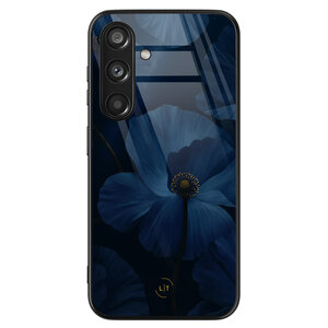 Leuke Telefoonhoesjes Samsung Galaxy S24 hoesje glas - Midnight garden