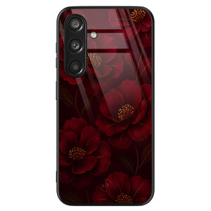 Leuke Telefoonhoesjes Samsung Galaxy S24 hoesje glas - Rozen