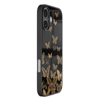 Leuke Telefoonhoesjes iPhone 16 hoesje glas - Vlinders