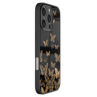 Leuke Telefoonhoesjes iPhone 16 Pro hoesje glas - Vlinders
