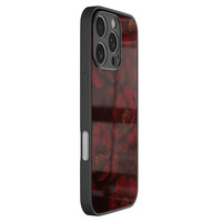 Leuke Telefoonhoesjes iPhone 16 Pro hoesje glas - Rozen
