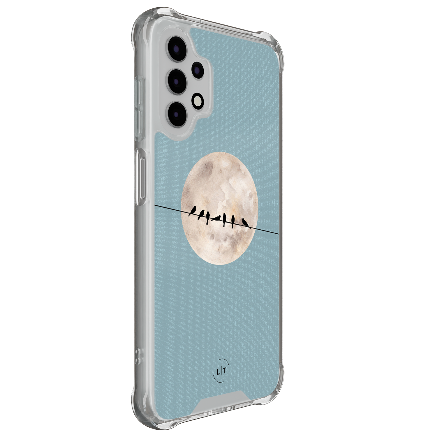 Leuke Telefoonhoesjes Samsung Galaxy A13 4G shockproof case - Moon birds