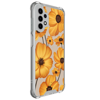 Leuke Telefoonhoesjes Samsung Galaxy A13 4G shockproof case - Golden bloom