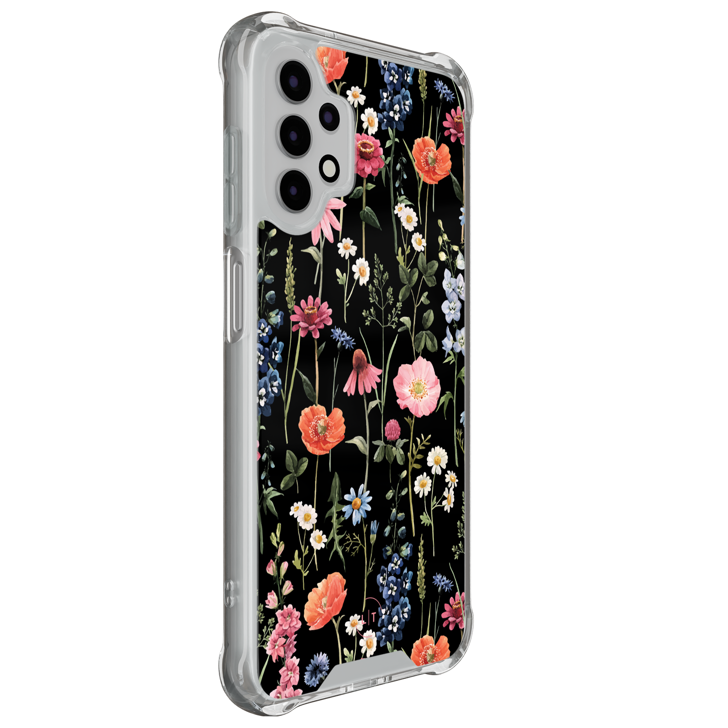 Leuke Telefoonhoesjes Samsung Galaxy A13 4G shockproof case - Dark flowers