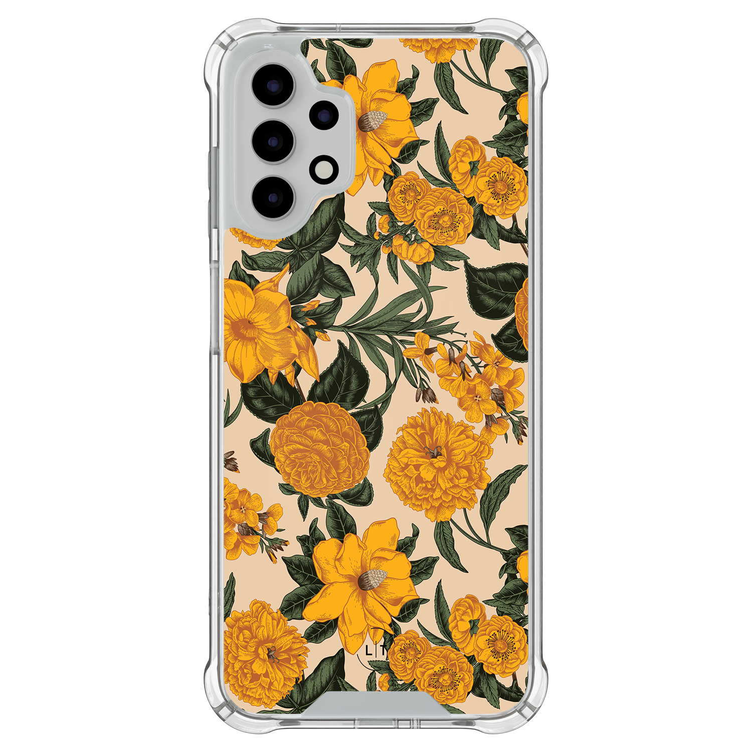 Leuke Telefoonhoesjes Samsung Galaxy A13 4G shockproof case - Retro flowers