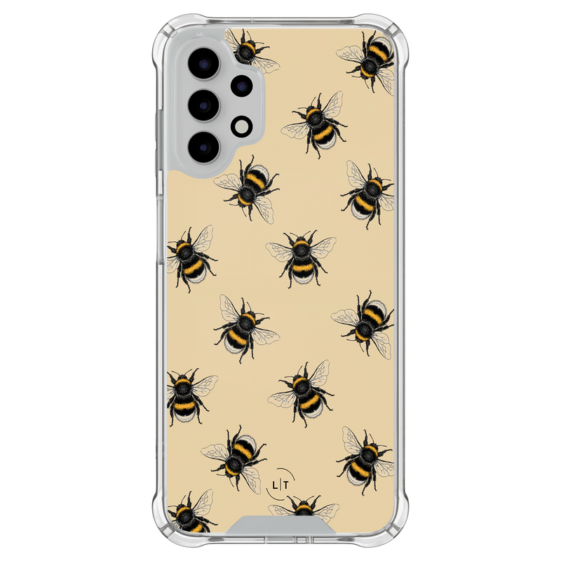 Leuke Telefoonhoesjes Samsung Galaxy A13 4G shockproof case - Bee happy