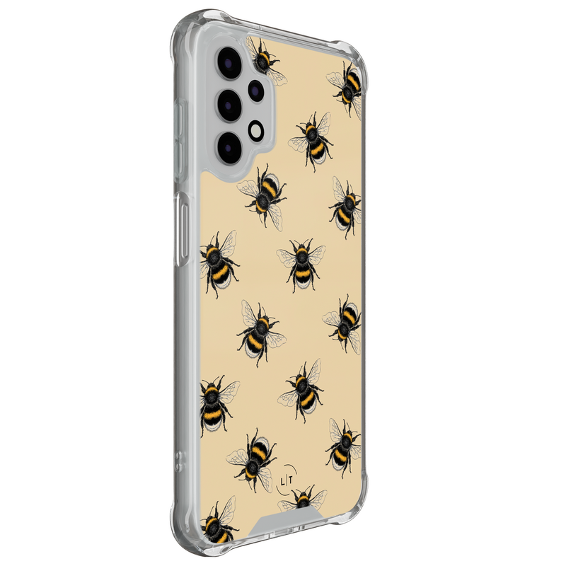 Leuke Telefoonhoesjes Samsung Galaxy A13 4G shockproof case - Bee happy