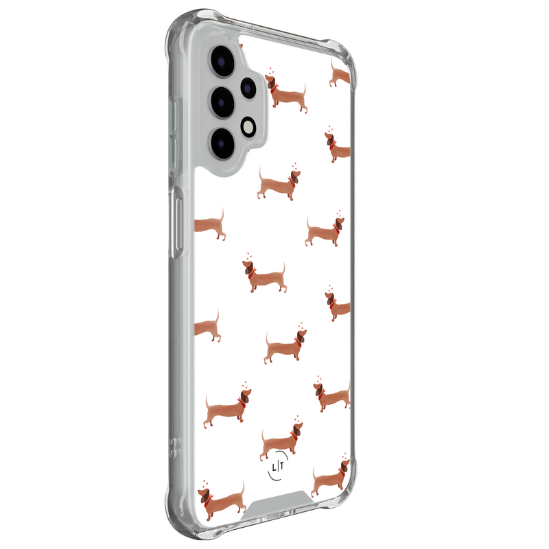 Leuke Telefoonhoesjes Samsung Galaxy A13 4G shockproof case - Teckels