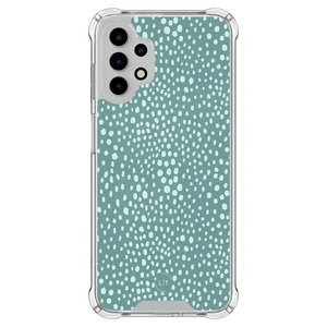 Leuke Telefoonhoesjes Samsung Galaxy A13 4G shockproof case - Blue dots