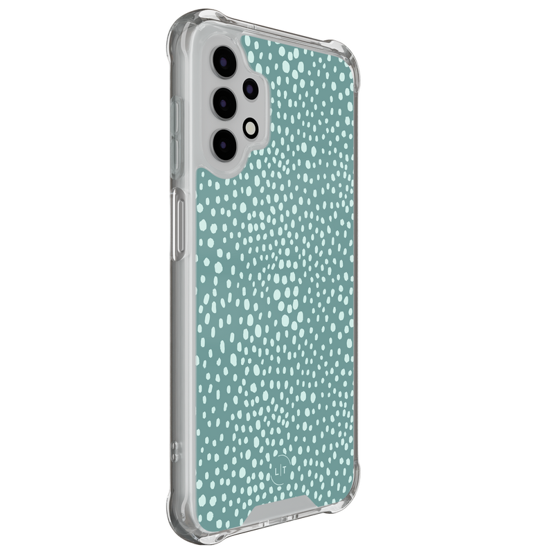 Leuke Telefoonhoesjes Samsung Galaxy A13 4G shockproof case - Blue dots