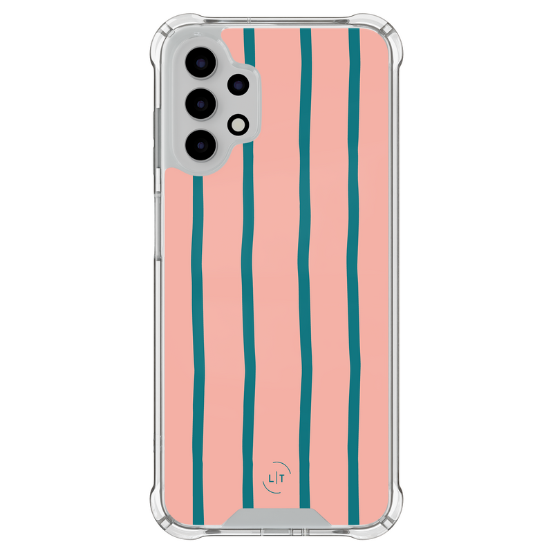 Leuke Telefoonhoesjes Samsung Galaxy A13 4G shockproof case - Pink flow