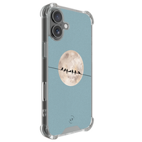 Leuke Telefoonhoesjes iPhone 17 shockproof case - Moon birds