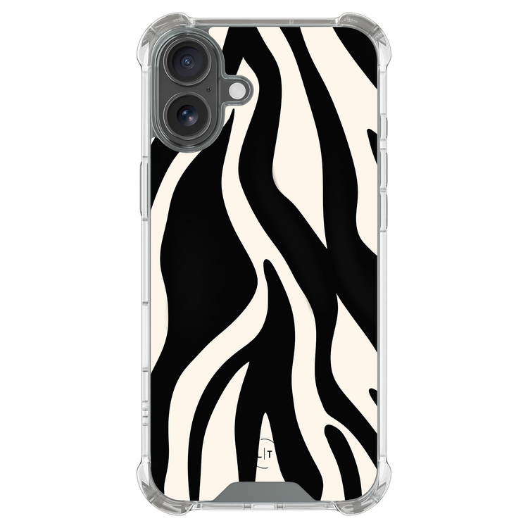 Leuke Telefoonhoesjes iPhone 17 shockproof case - Zebra