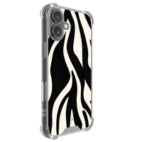 Leuke Telefoonhoesjes iPhone 17 shockproof case - Zebra
