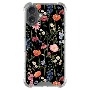 Leuke Telefoonhoesjes iPhone 17 shockproof case - Dark flowers