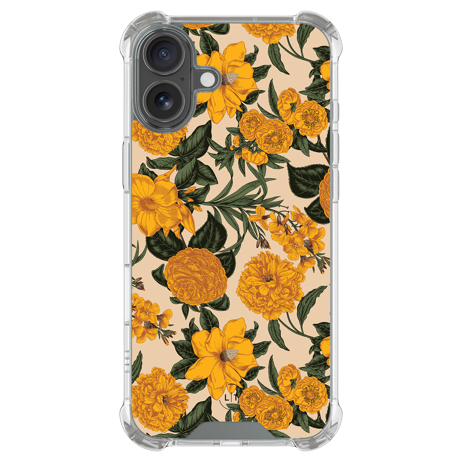 Leuke Telefoonhoesjes iPhone 17 shockproof case - Retro flowers
