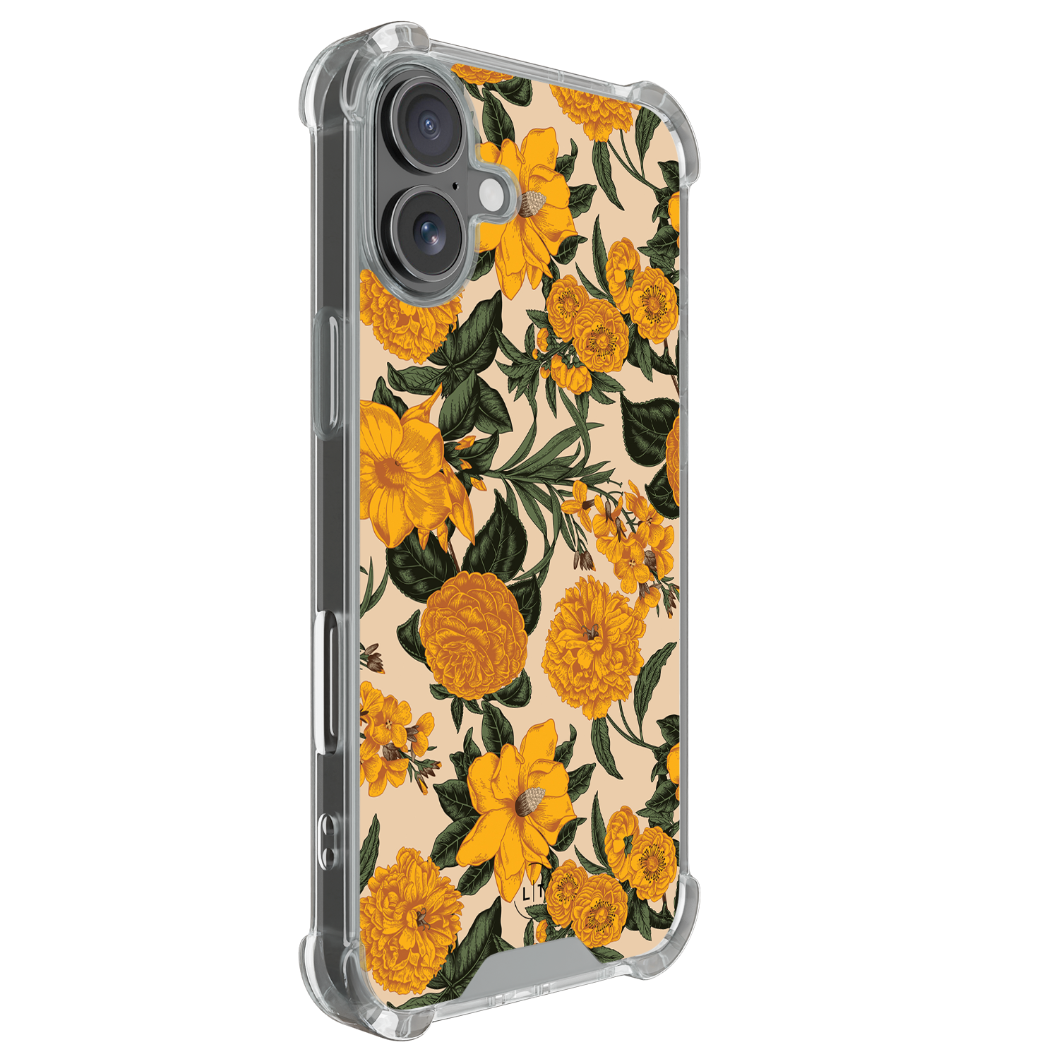 Leuke Telefoonhoesjes iPhone 17 shockproof case - Retro flowers