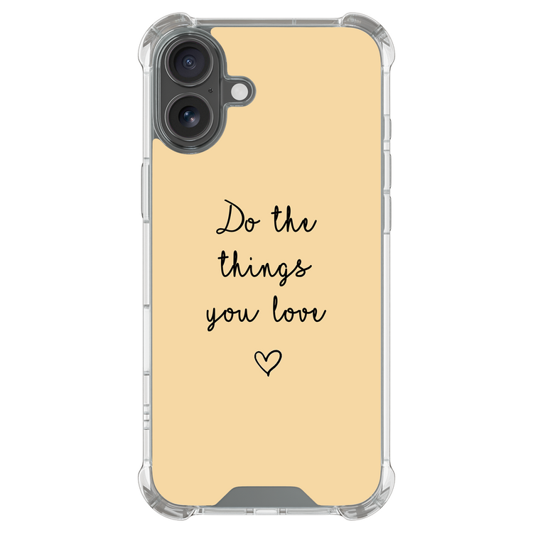 Leuke Telefoonhoesjes iPhone 17 shockproof case - Do the things you love