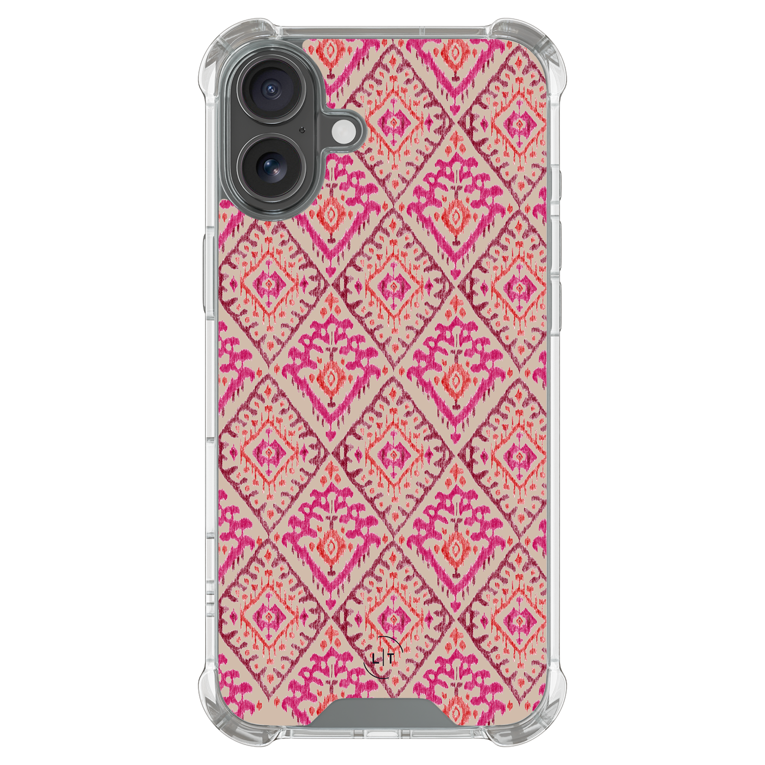Leuke Telefoonhoesjes iPhone 17 shockproof case - Ibiza art deco