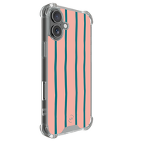 Leuke Telefoonhoesjes iPhone 17 shockproof case - Pink flow