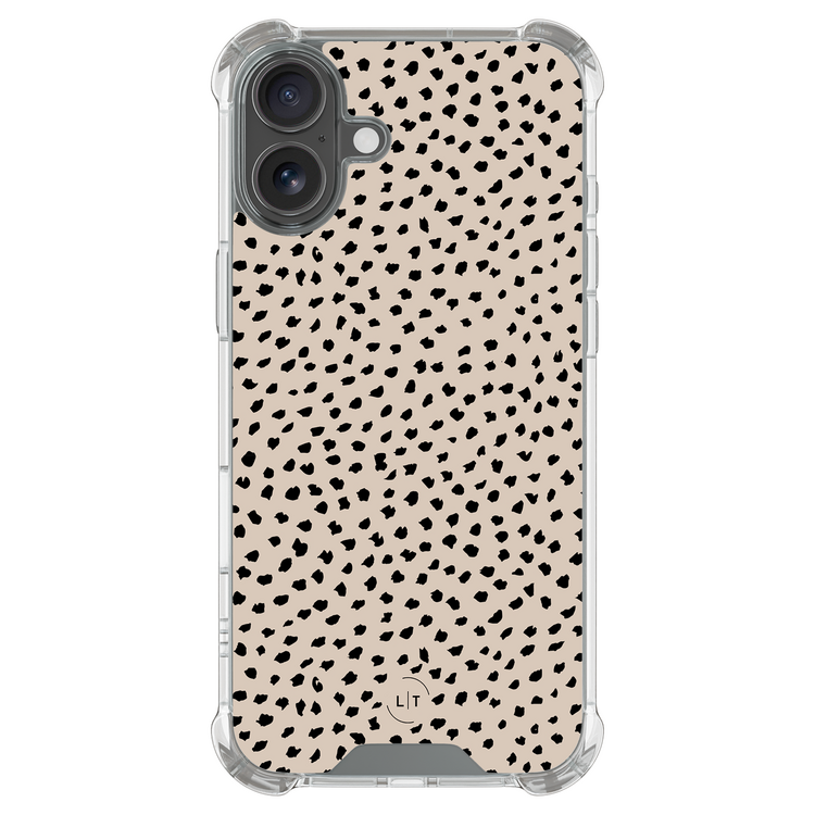 Leuke Telefoonhoesjes iPhone 17 shockproof case - Almond dots