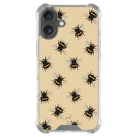 Leuke Telefoonhoesjes iPhone 17 shockproof case - Bee happy