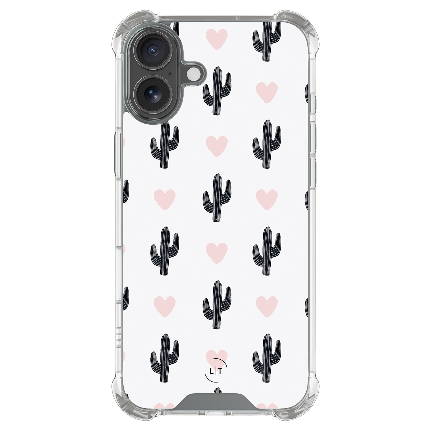 Leuke Telefoonhoesjes iPhone 17 shockproof case - Cactus love
