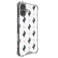 Leuke Telefoonhoesjes iPhone 17 shockproof case - Cactus love