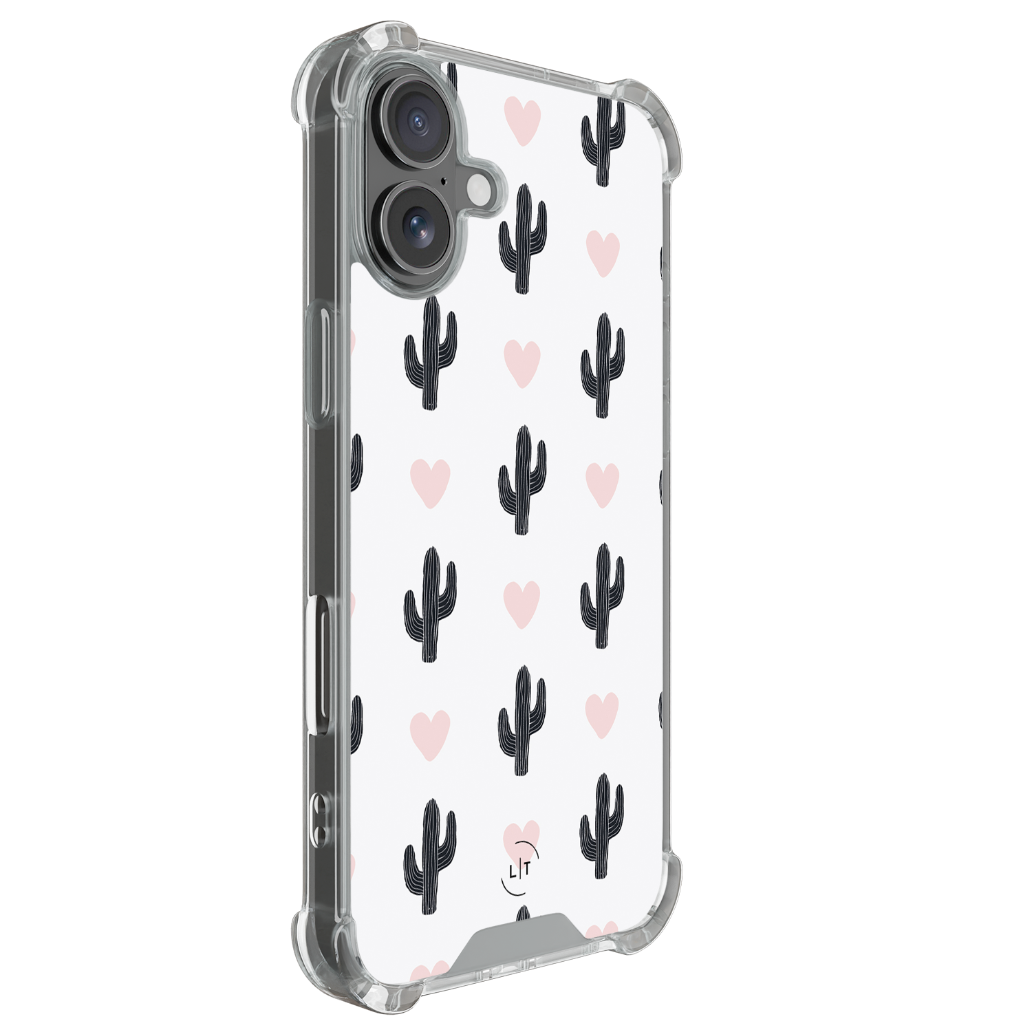 Leuke Telefoonhoesjes iPhone 17 shockproof case - Cactus love