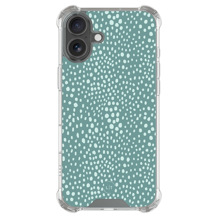 Leuke Telefoonhoesjes iPhone 17 shockproof case - Blue dots