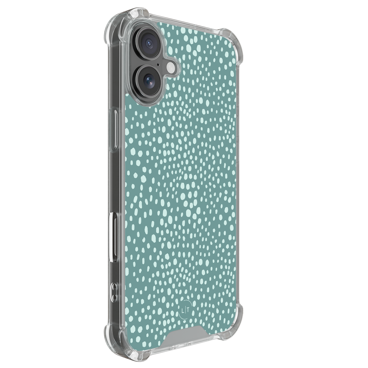 Leuke Telefoonhoesjes iPhone 17 shockproof case - Blue dots