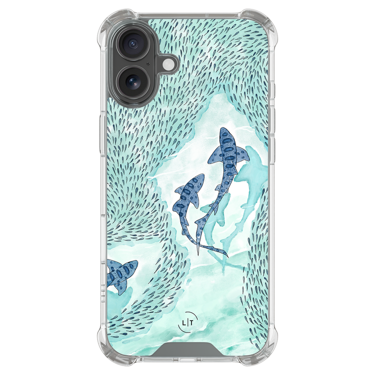 Leuke Telefoonhoesjes iPhone 17 shockproof case - Baby shark