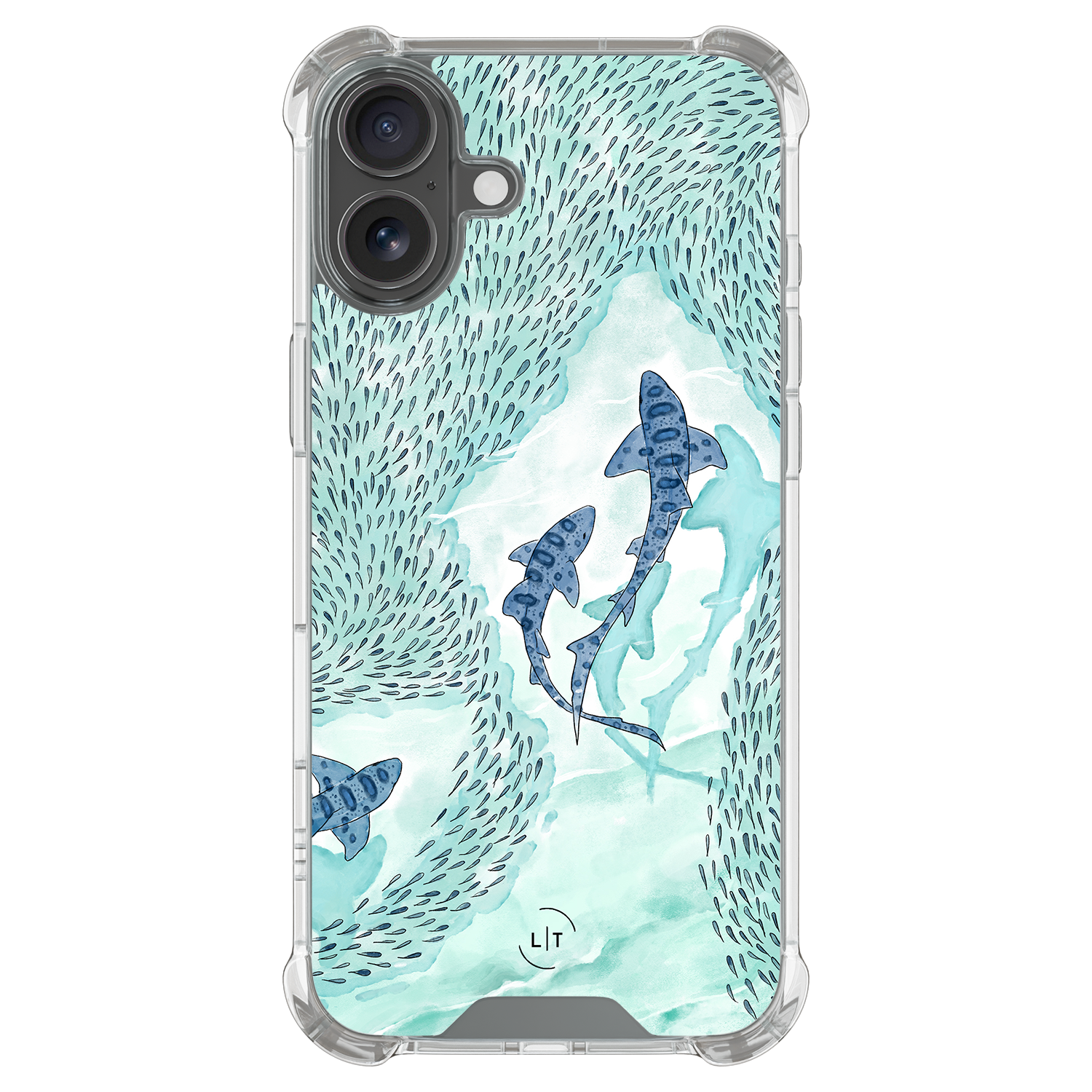 Leuke Telefoonhoesjes iPhone 17 shockproof case - Baby shark